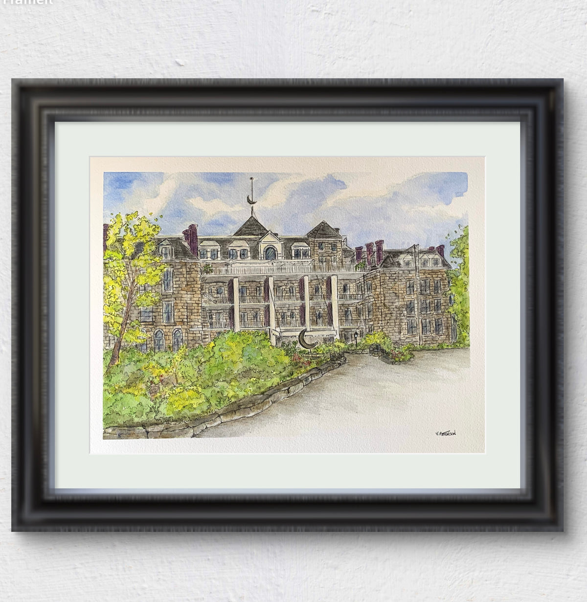 1886 Crescent Hotel Art Print