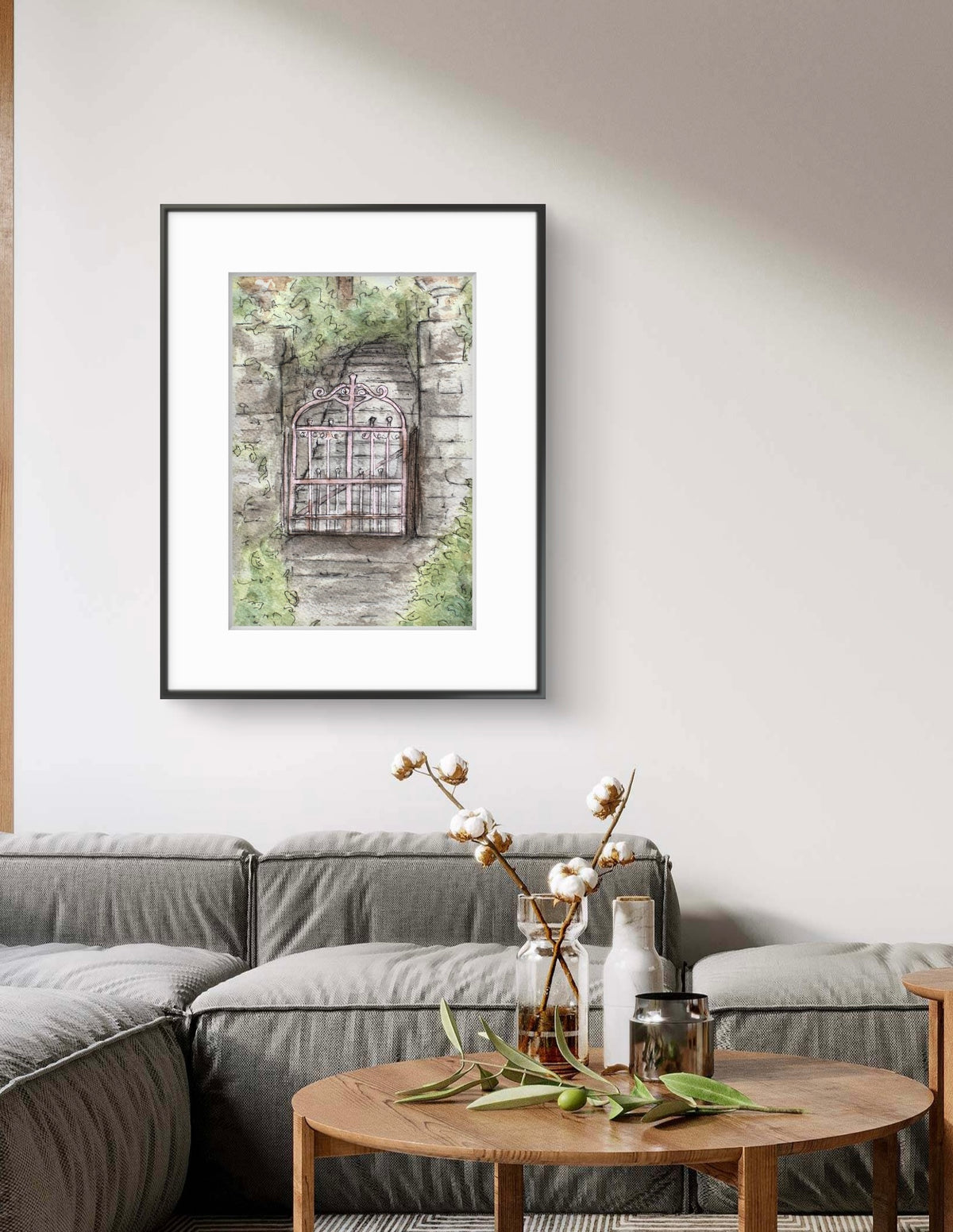 Pink Gate Eureka SpringsAR Art Print