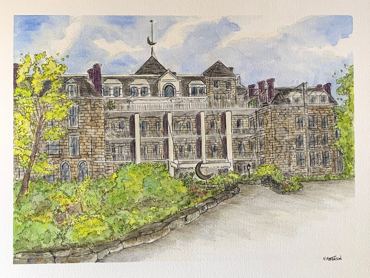 1886 Crescent Hotel Art Print