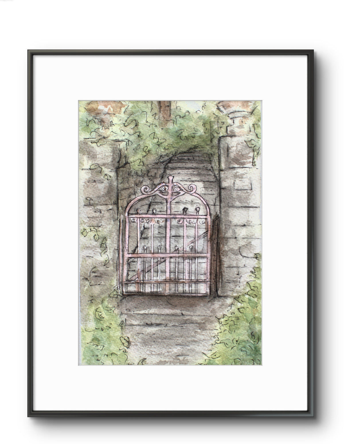 Pink Gate Eureka SpringsAR Art Print