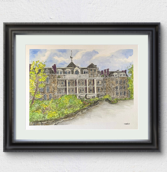 1886 Crescent Hotel Art Print