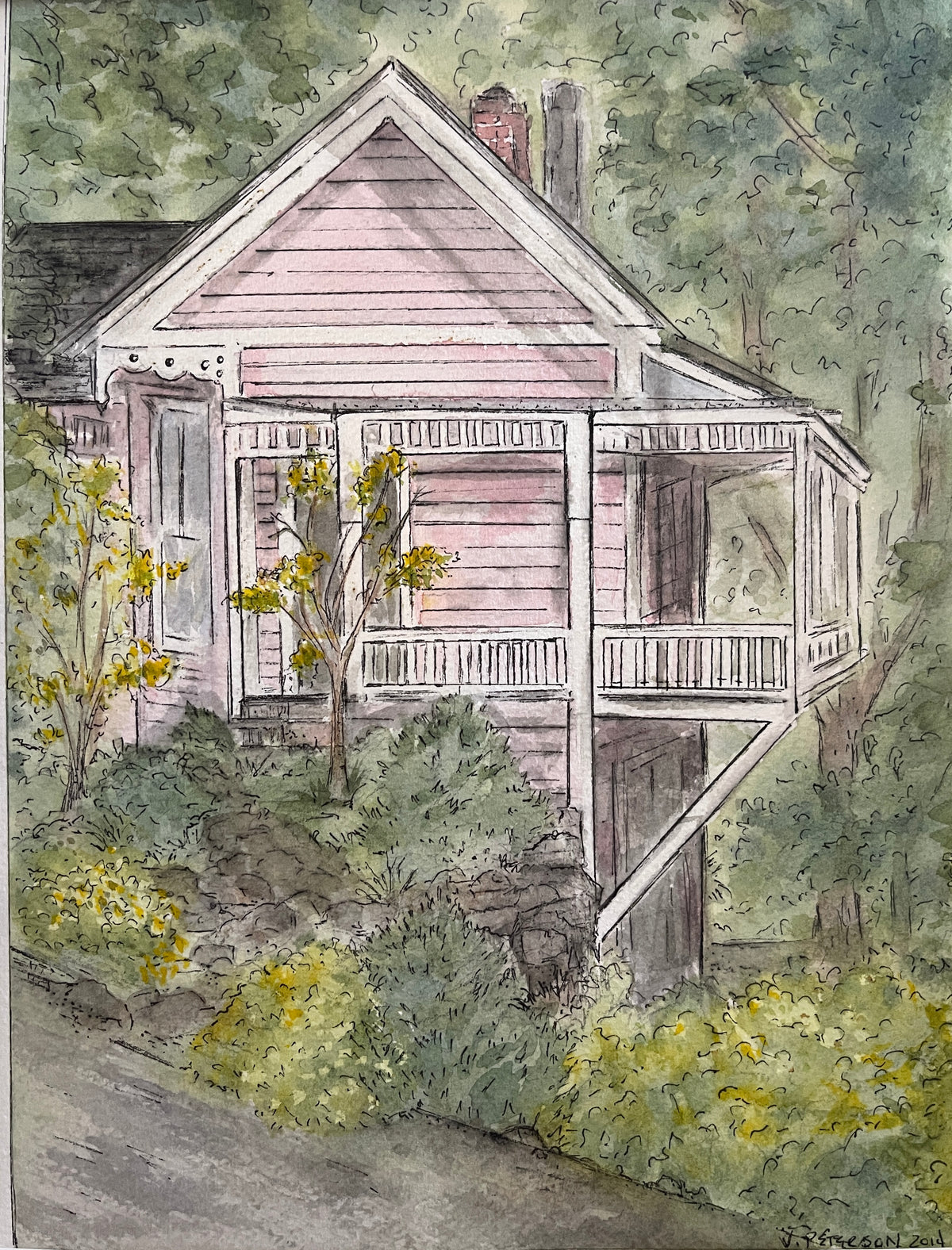 Rosanna Cottage Art Print