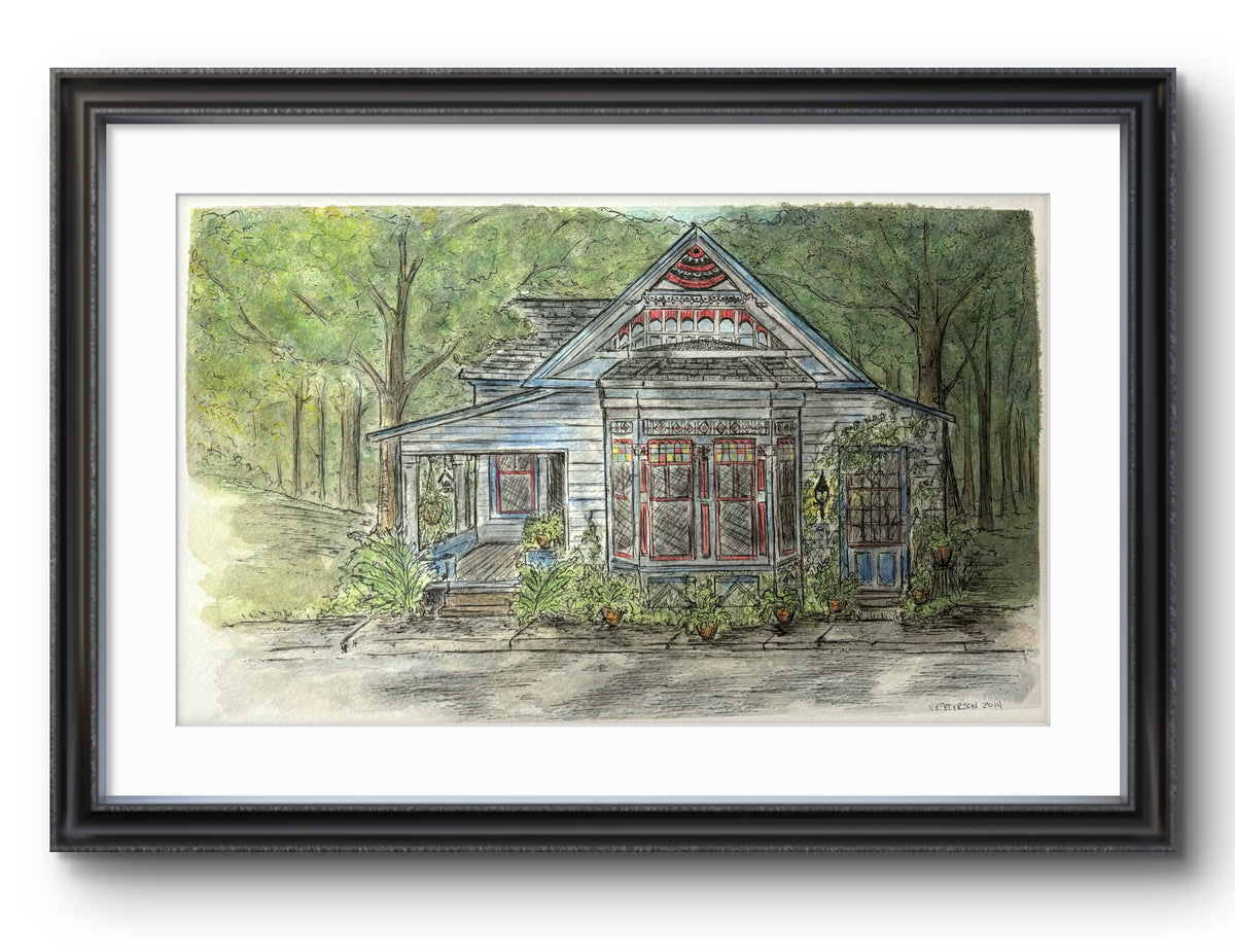 Singleton House Eureka Springs Art Print